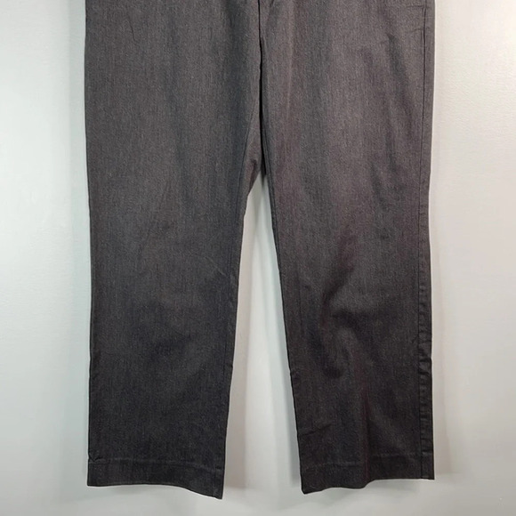GAP Mens Straight Fit Pants Charcoal Grey Stretch Preppy Size 34 x 32 - Picture 3 of 9